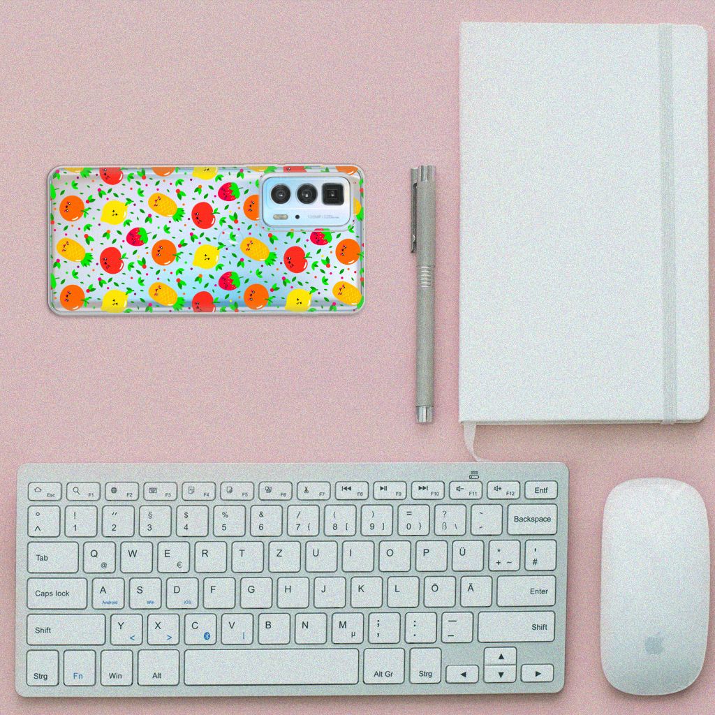 Motorola Edge 20 Pro Siliconen Case Fruits B2C Telecom