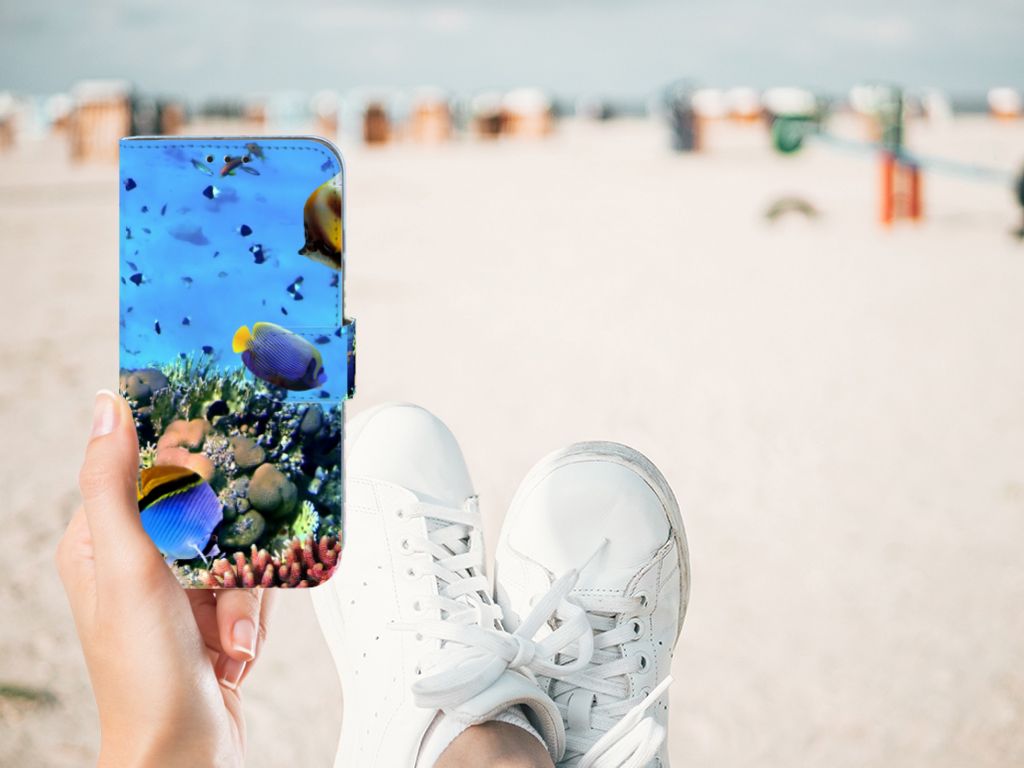 Honor 10 Lite Telefoonhoesje met Pasjes Vissen