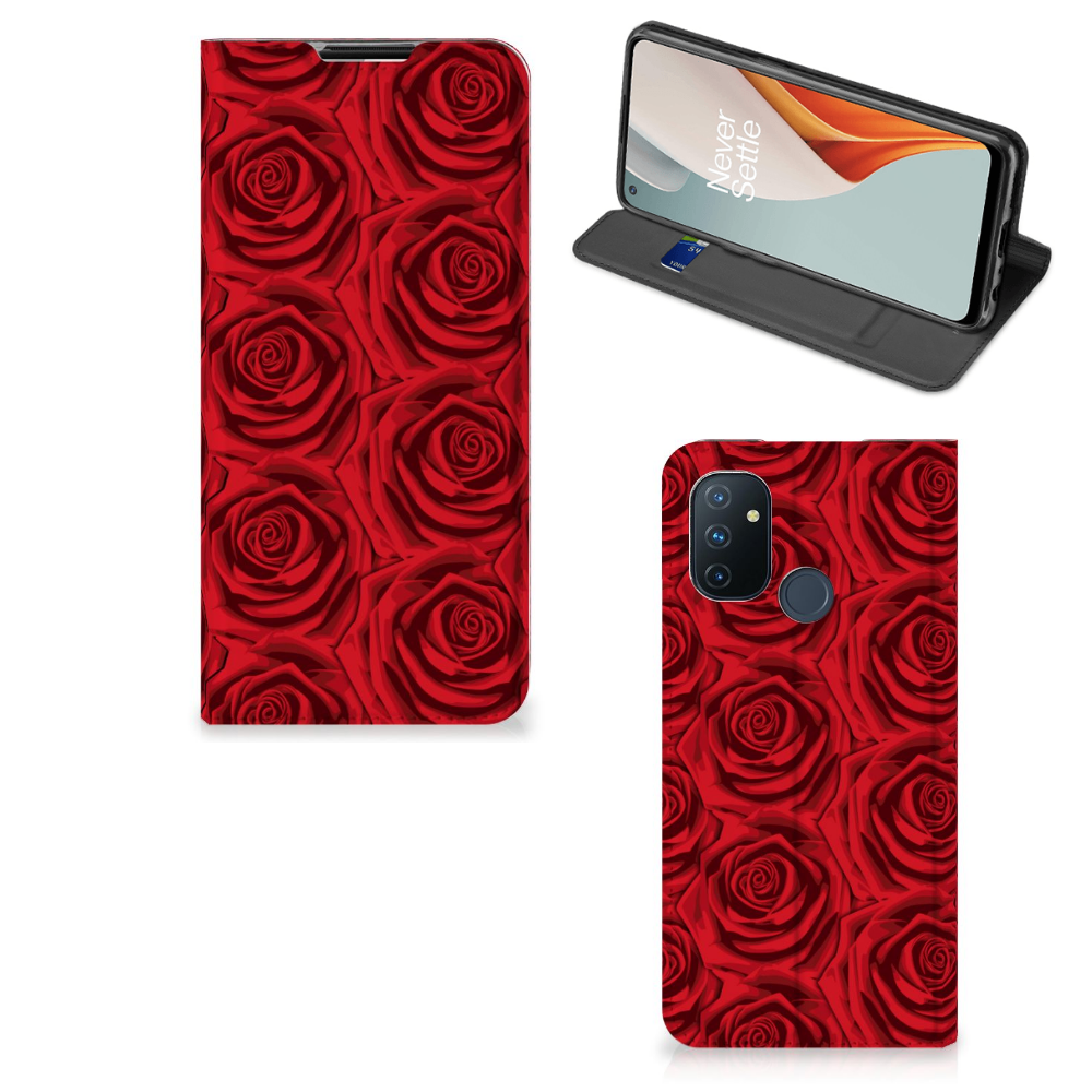 OnePlus Nord N100 Smart Cover Red Roses - B2C Telecom