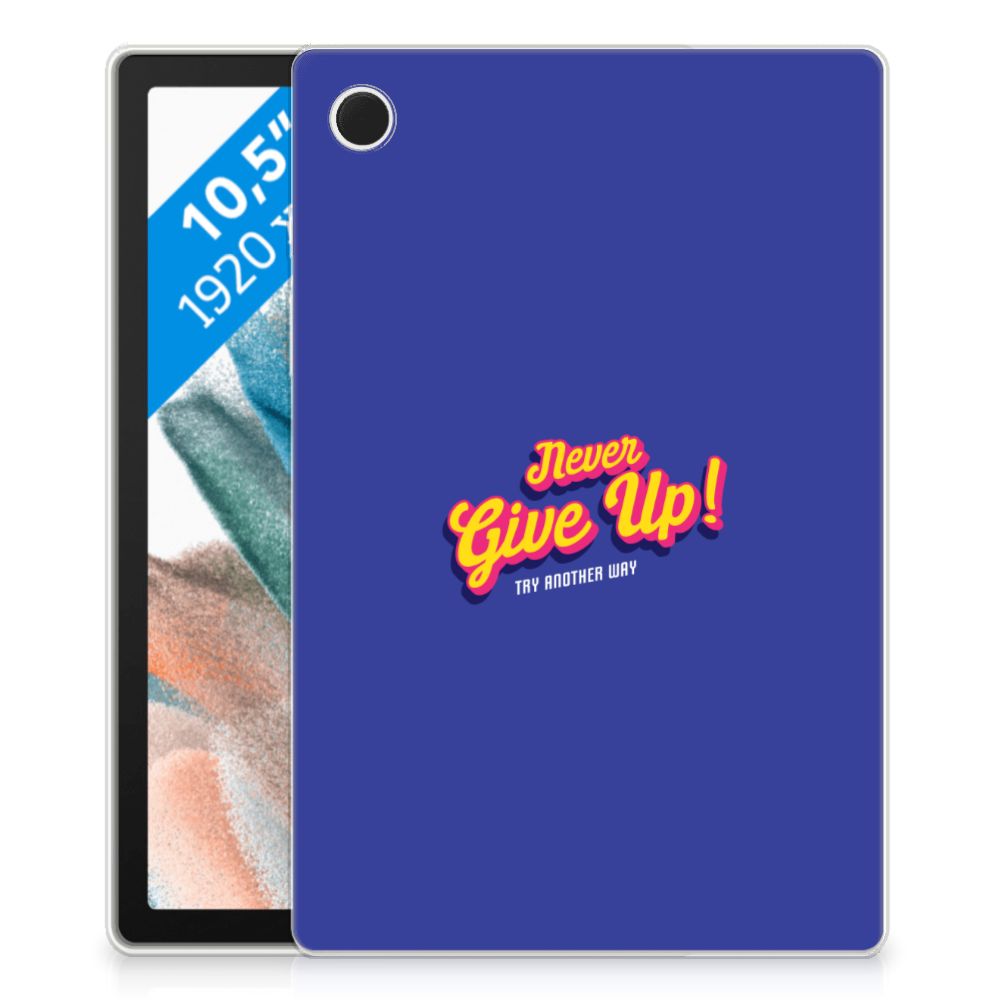 Samsung Galaxy Tab A8 2021/2022 Back cover met naam Never Give Up