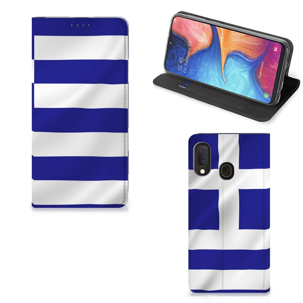 Samsung Galaxy A20e Standcase Griekenland