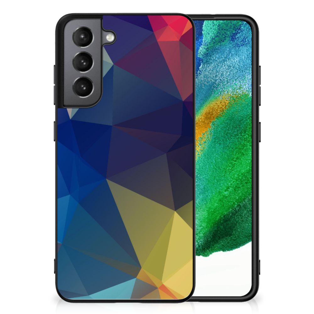 Samsung Galaxy S21FE Backcover Polygon Dark