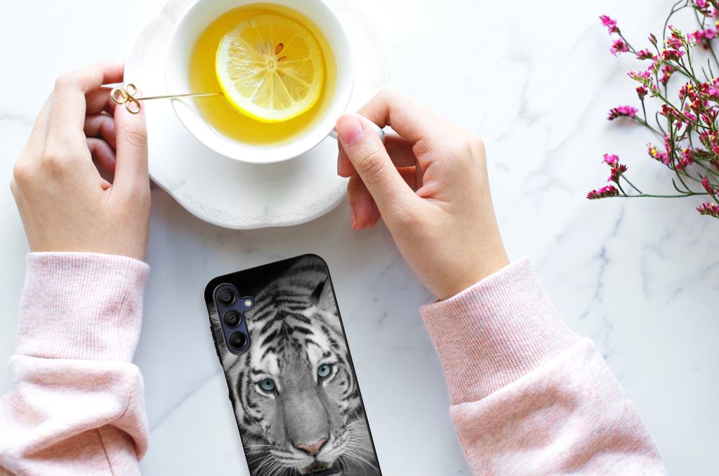 Samsung Galaxy A15 Dierenprint Telefoonhoesje Tijger B2C Telecom