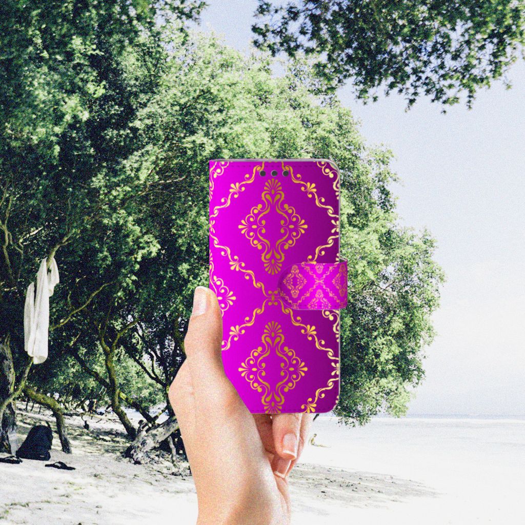 Wallet Case Microsoft Lumia 650 Barok Roze