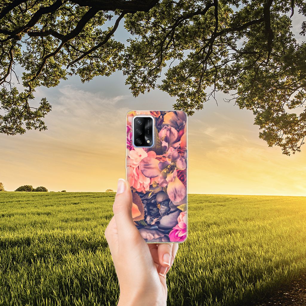 OPPO A74 4G TPU Case Bosje Bloemen B2C Telecom