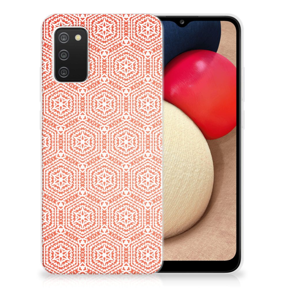 Samsung Galaxy A02s TPU bumper Pattern Orange B2C Telecom