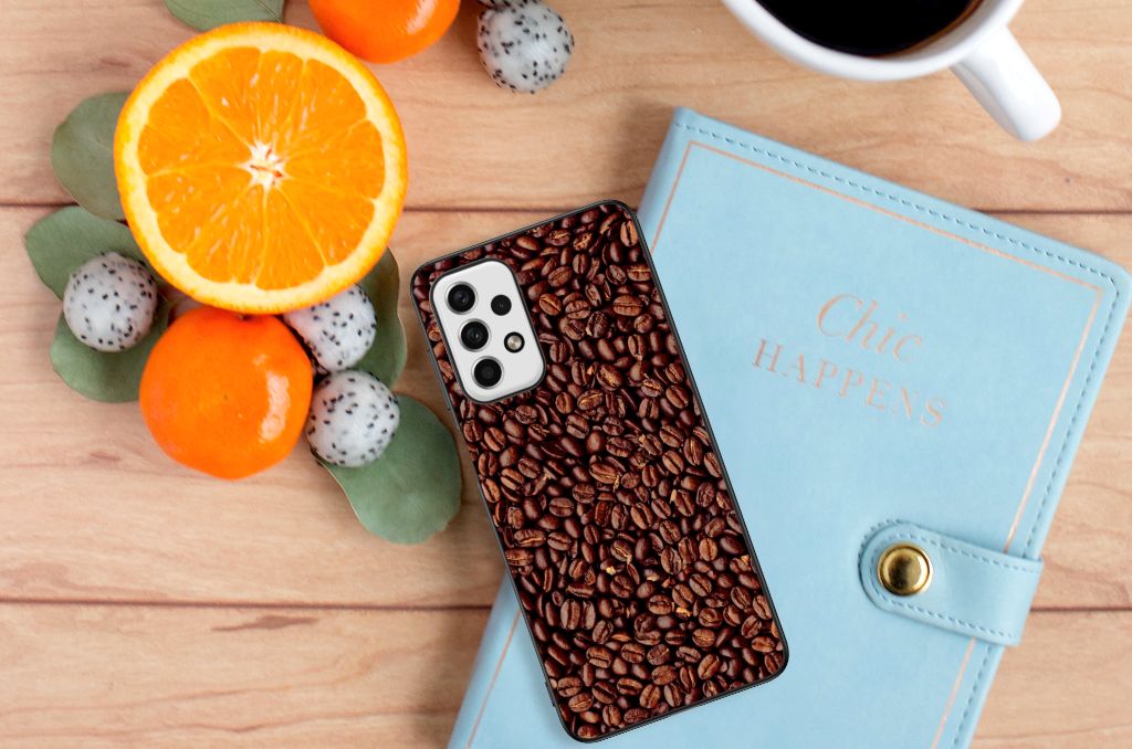 Samsung Galaxy A23 Back Cover Hoesje Koffiebonen B2C Telecom