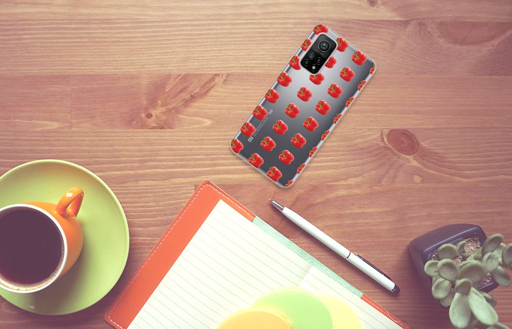 Xiaomi Mi 10T | 10T Pro Siliconen Case Paprika Red B2C Telecom