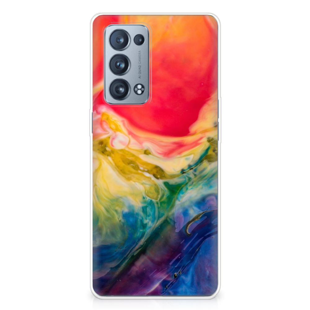 Hoesje maken OPPO Reno 6 Pro Plus 5G Watercolor Dark