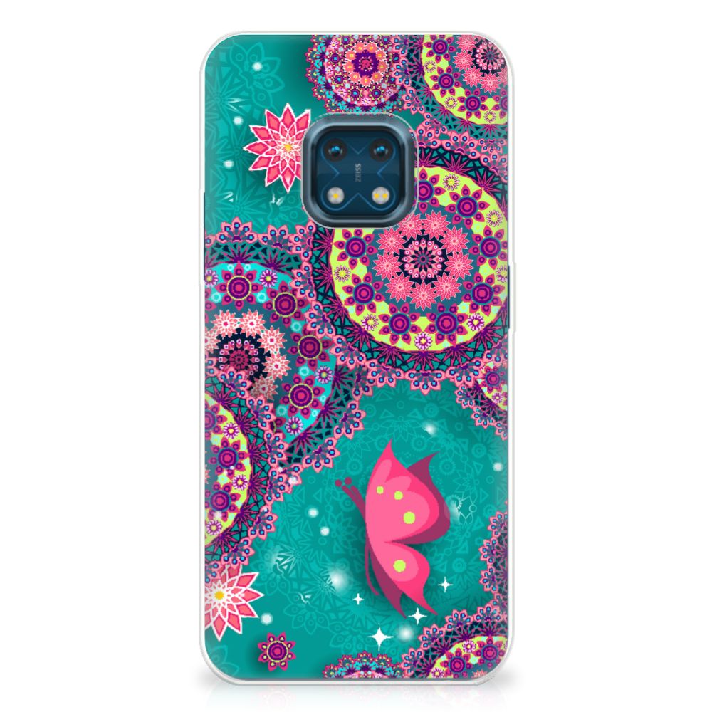 Nokia XR20 Hoesje maken Cirkels en Vlinders