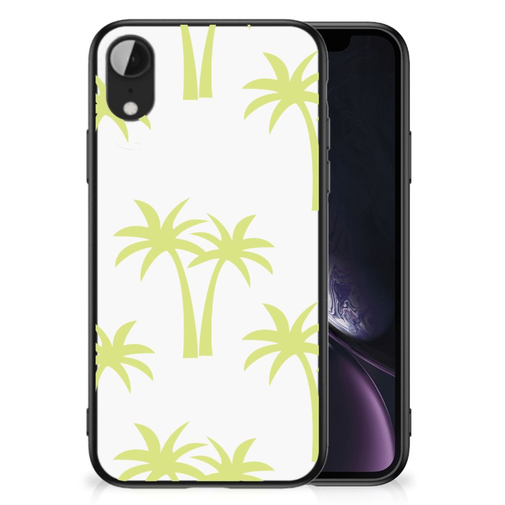 Apple iPhone XR Bloemen Hoesje Palmtrees