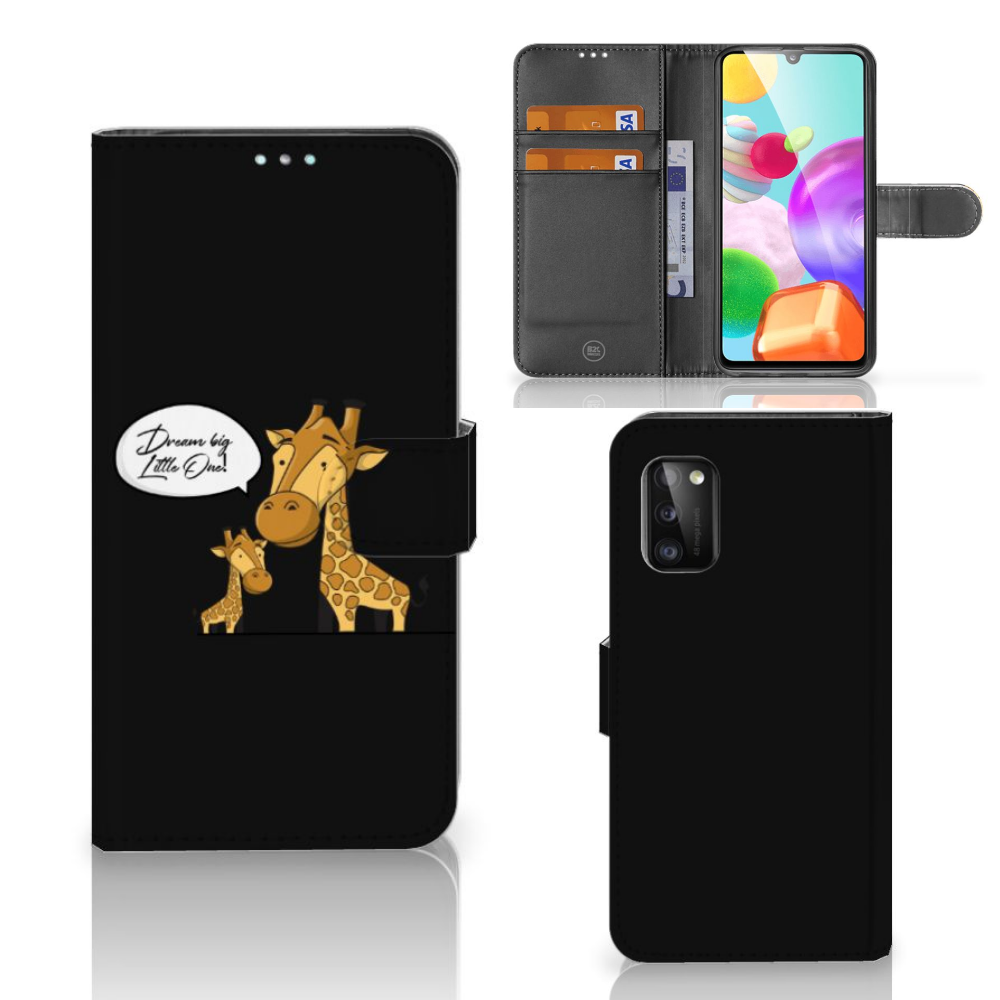 Samsung Galaxy A41 Leuk Hoesje Giraffe