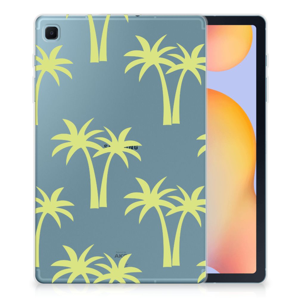 Samsung Galaxy Tab S6 Lite | S6 Lite (2022) Siliconen Hoesje Palmtrees