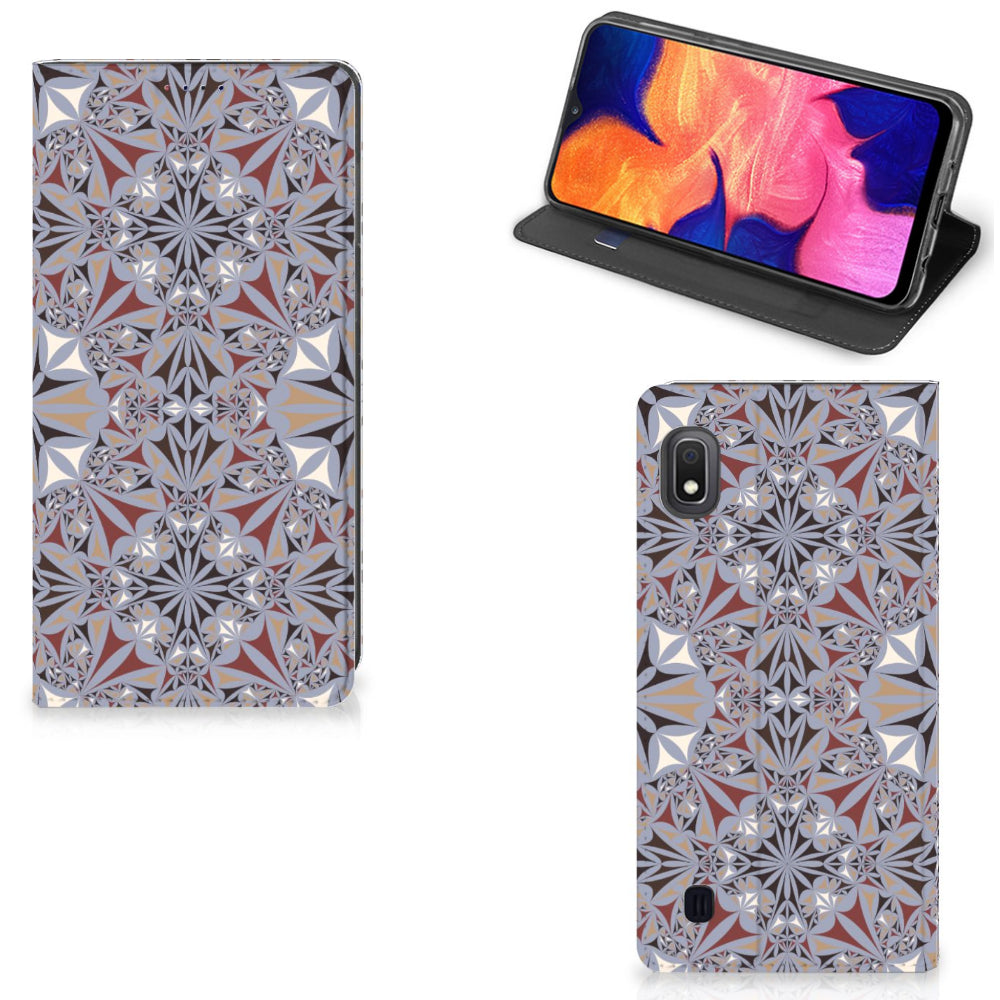 Samsung Galaxy A10 Standcase Flower Tiles