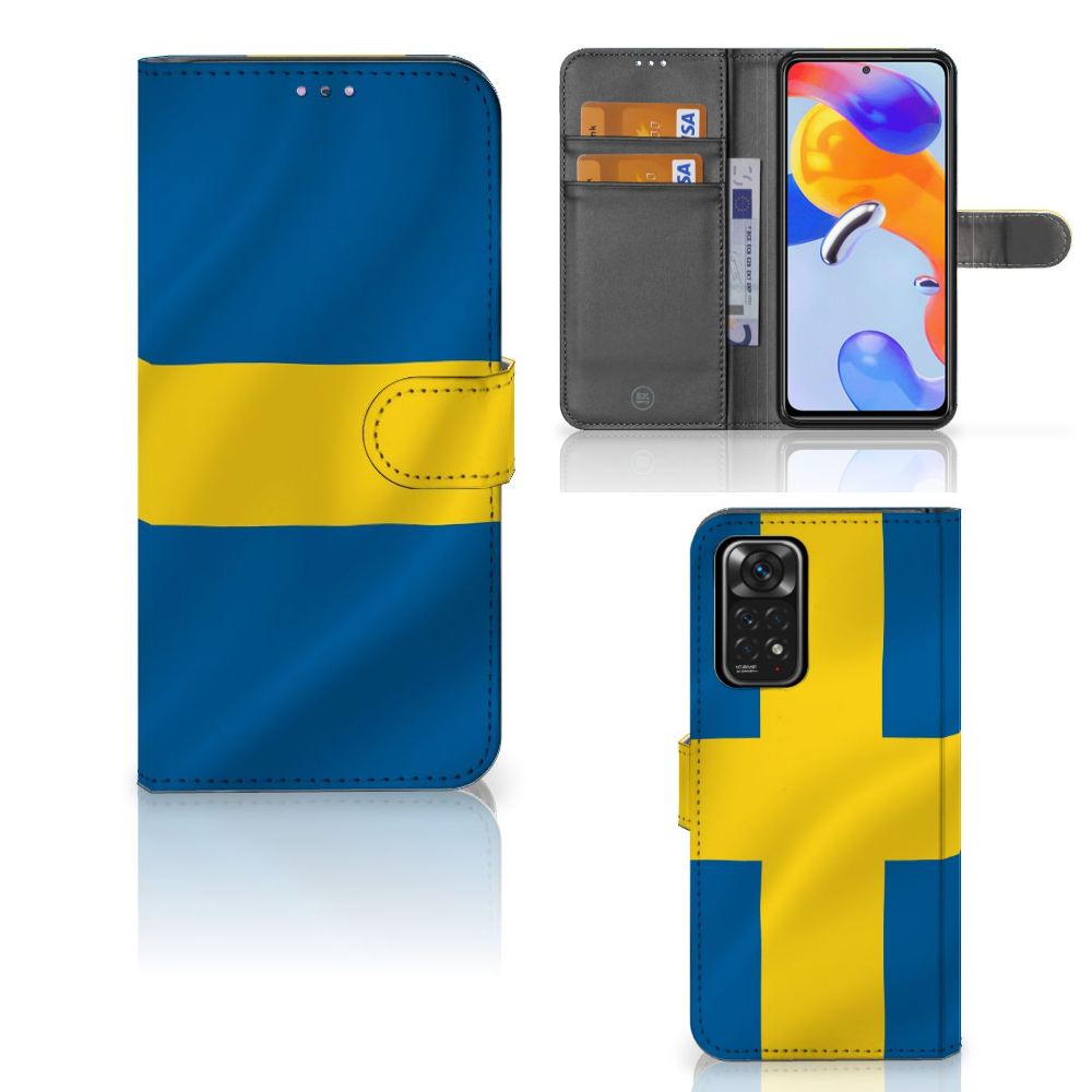 Xiaomi Redmi Note 11 Pro 5G/4G Bookstyle Case Zweden