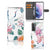Samsung Galaxy S21 Plus Telefoonhoesje met Pasjes Bird Flowers