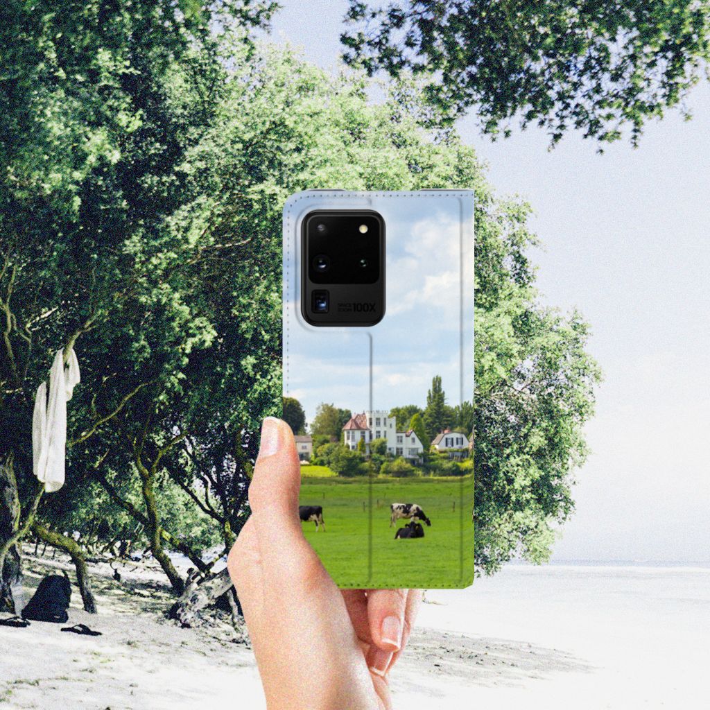 Samsung Galaxy S20 Ultra Hoesje maken Koeien - B2C Telecom