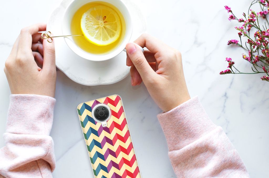 Nokia G20 | G10 TPU bumper Zigzag Multi Color B2C Telecom