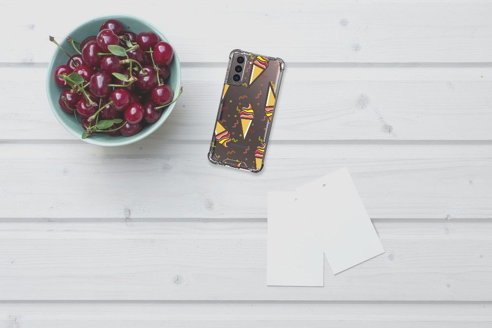 Samsung Galaxy S21 Beschermhoes Icecream B2C Telecom