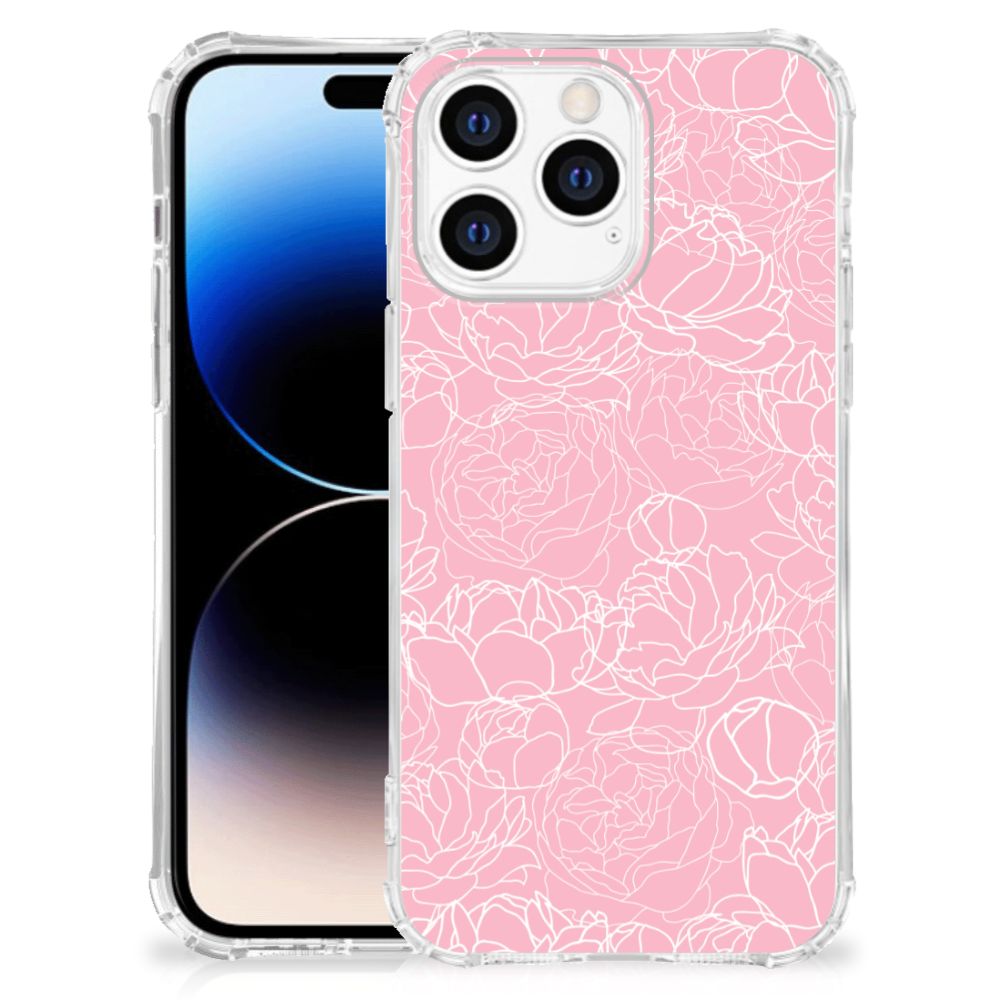 Apple iPhone 14 Pro Max Case White Flowers B2C Telecom