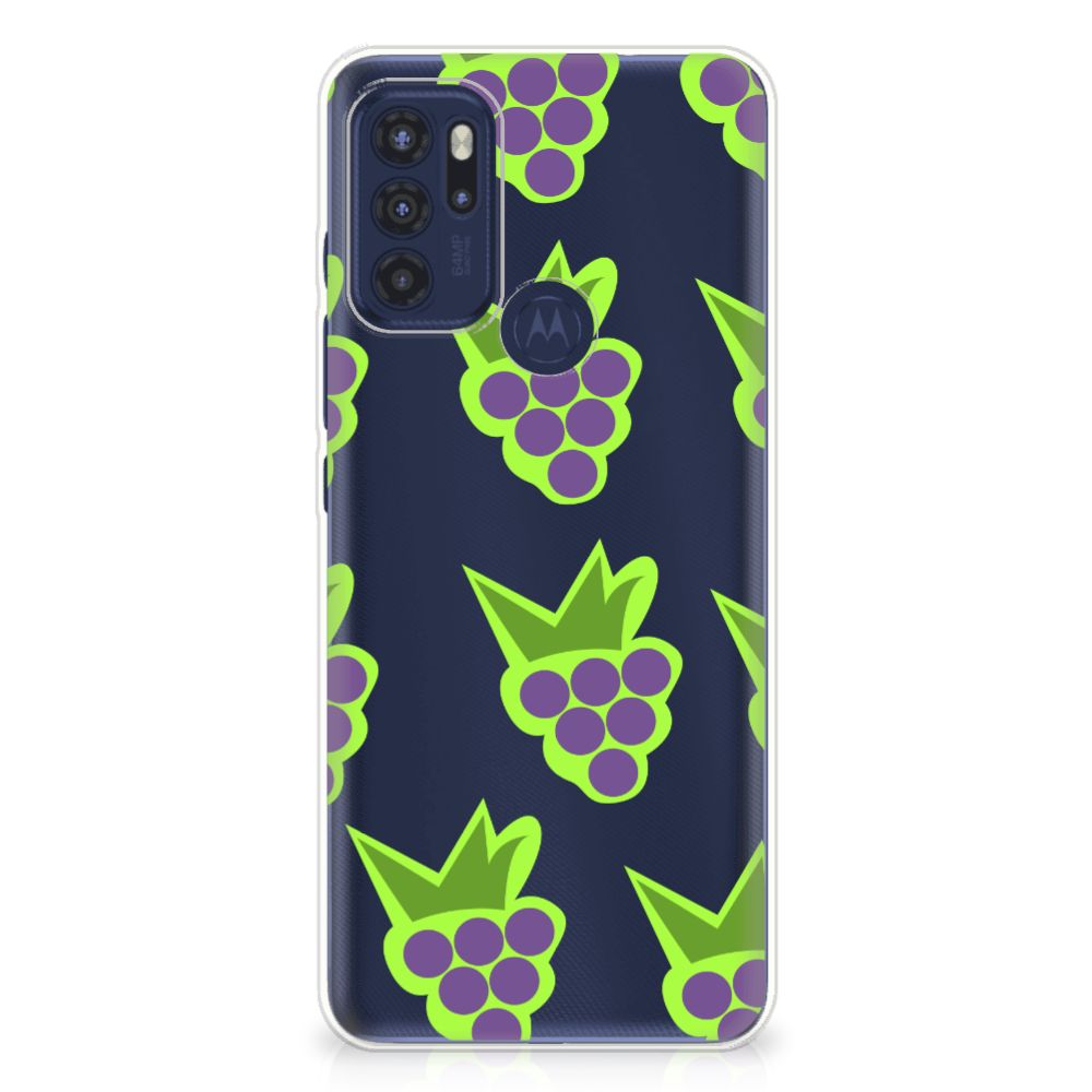 Motorola Moto G60s Siliconen Case Druiven