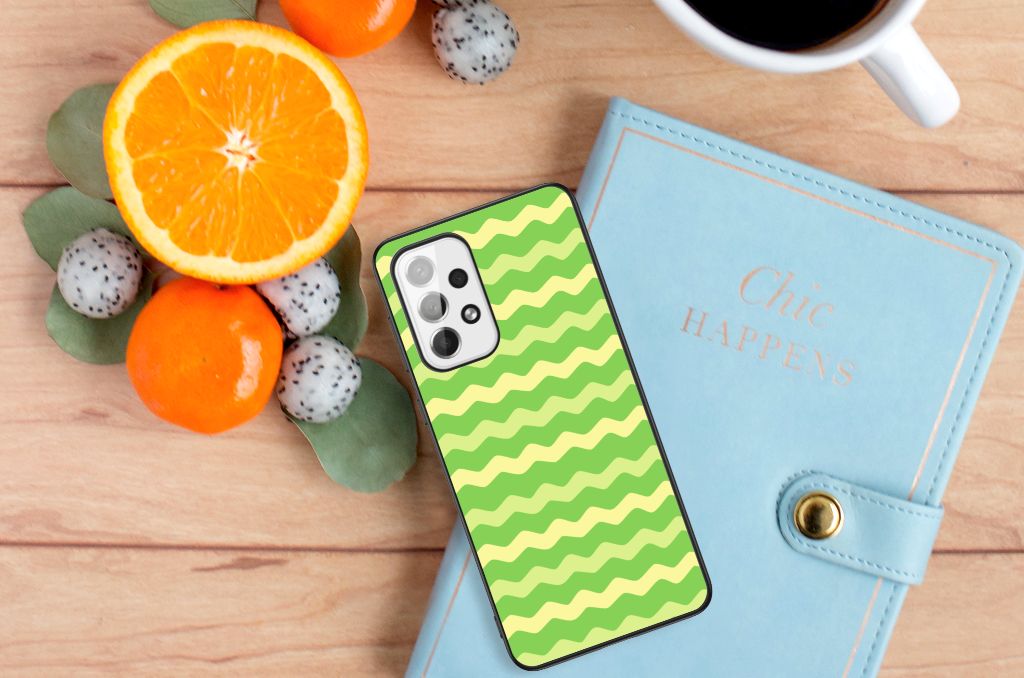 Samsung Galaxy A73 Back Case Waves Green B2C Telecom