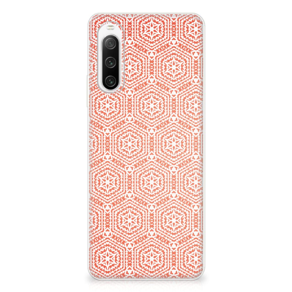 Sony Xperia 10 IV TPU bumper Pattern Orange B2C Telecom