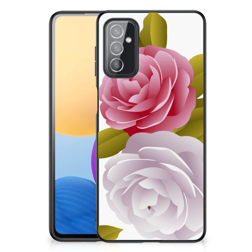 Samsung Galaxy M52 Bloemen Hoesje Roses