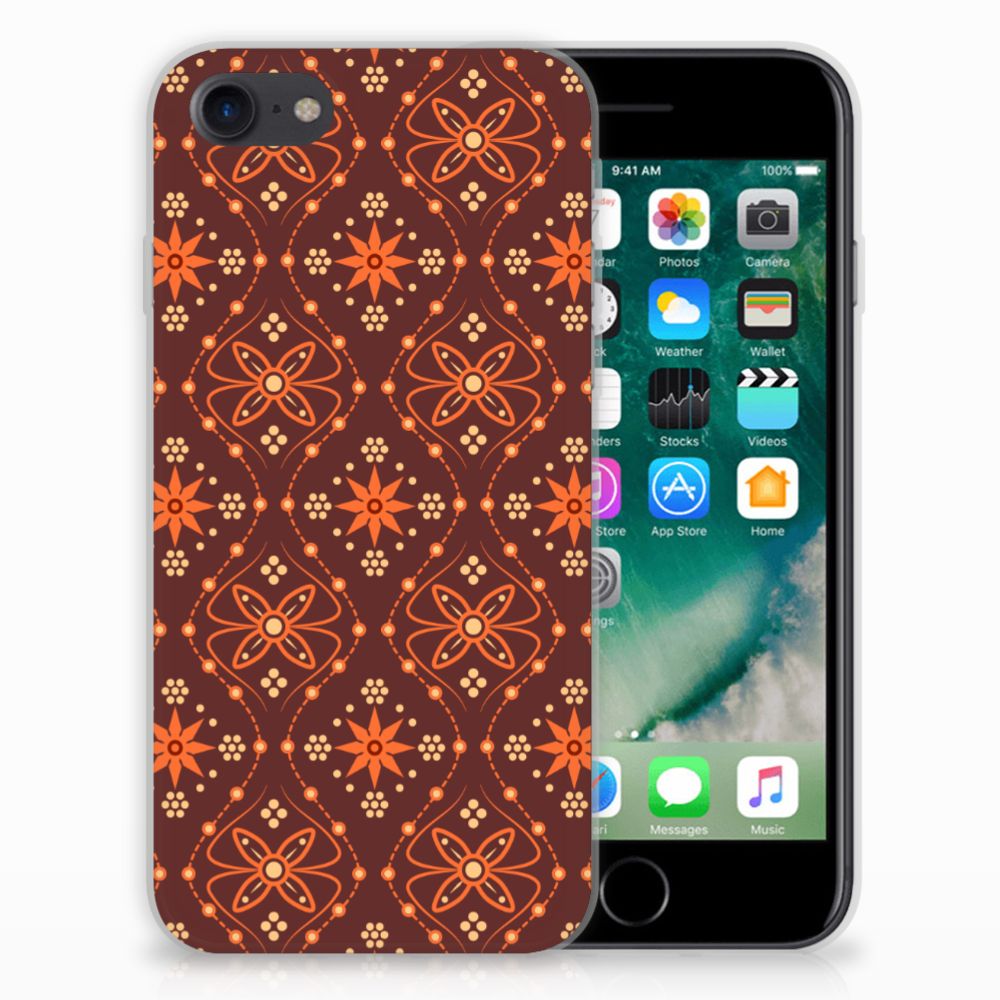iPhone SE 2022 | SE 2020 | 8 | 7 TPU bumper Batik Brown