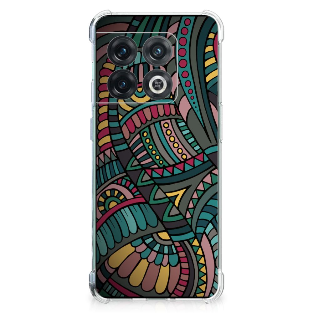 OnePlus 10 Pro Doorzichtige Silicone Hoesje Aztec