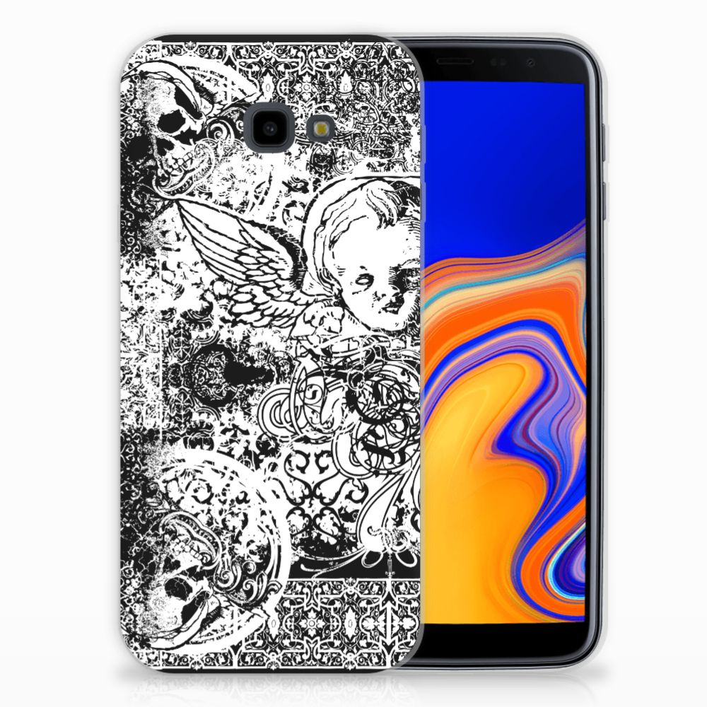 Silicone Back Case Samsung Galaxy J4 Plus (2018) Skulls Angel
