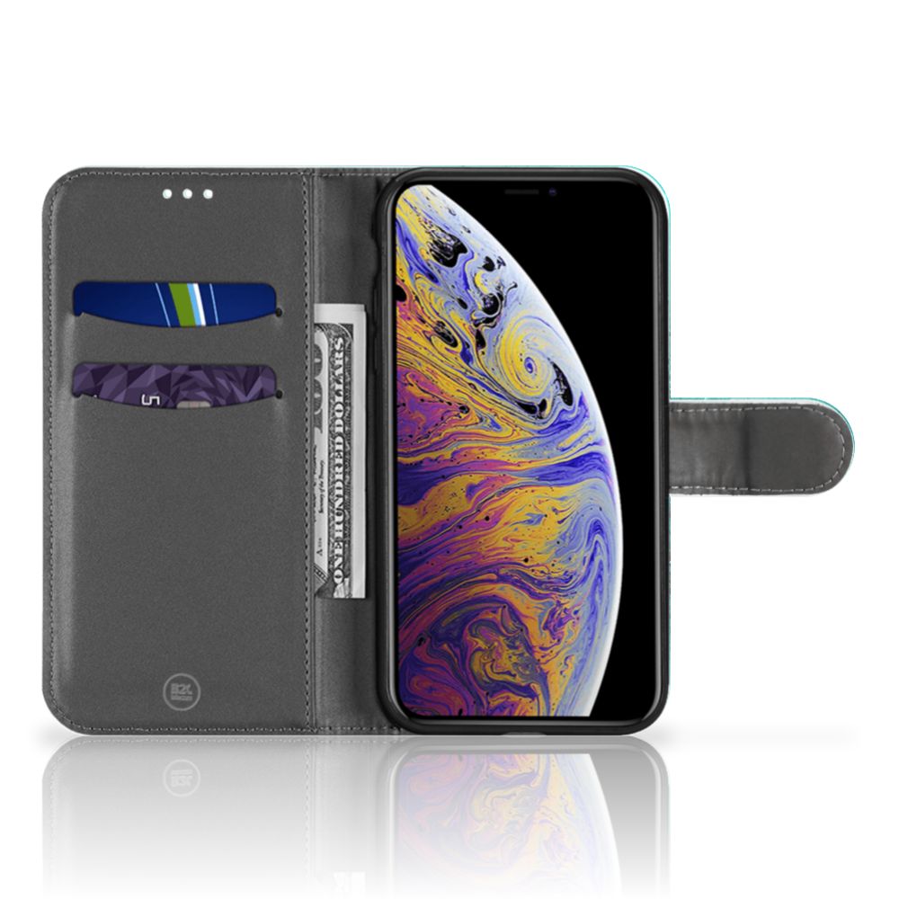Hoesje Apple iPhone 11 Painting Blue