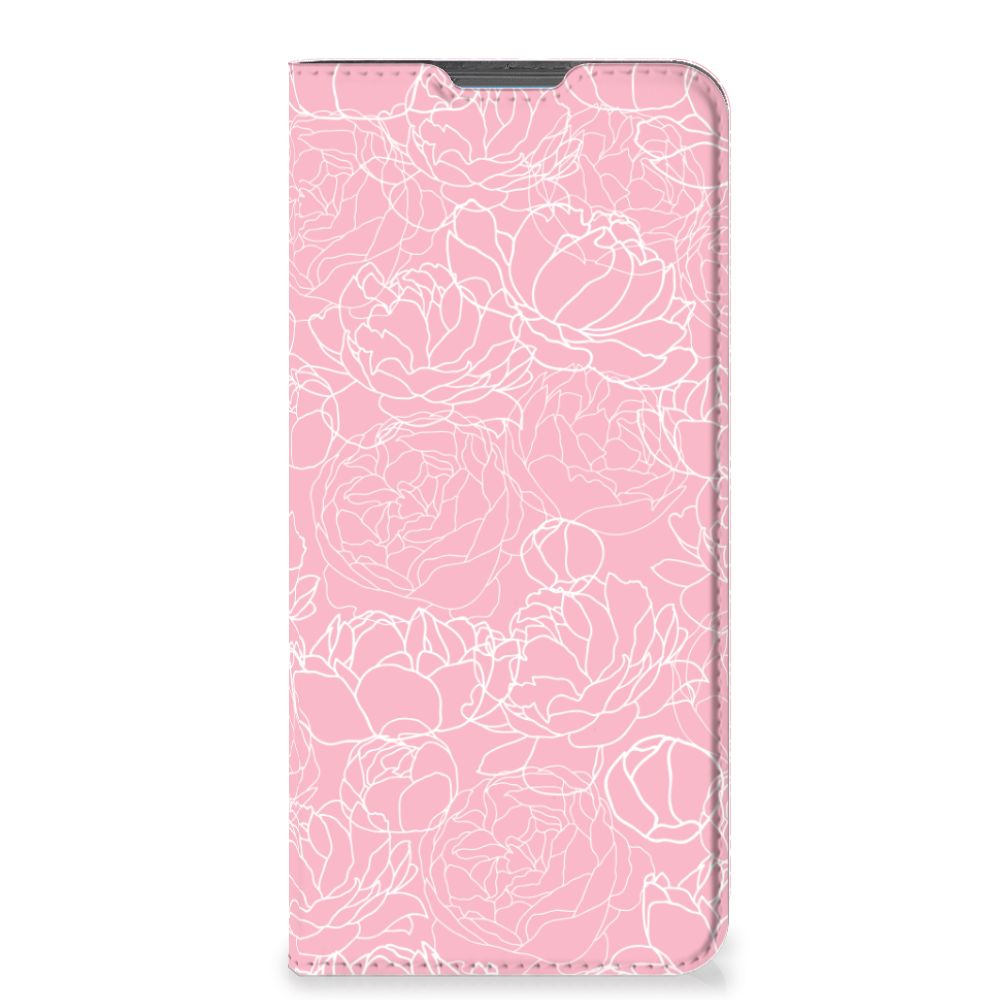 Motorola Moto E32 | Moto E32s Smart Cover White Flowers - B2C Telecom