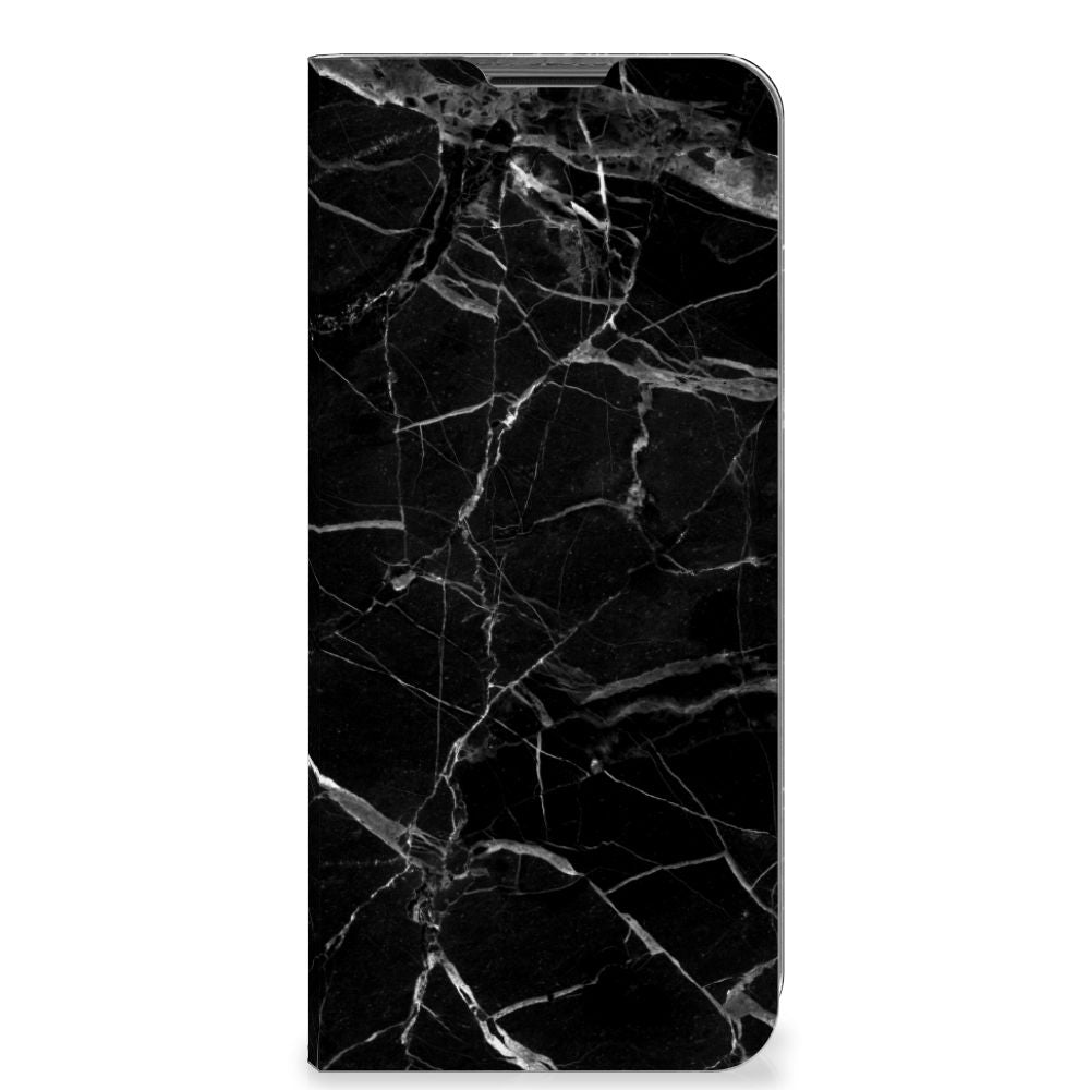 Nokia G50 Standcase Marmer Zwart - Origineel Cadeau Vader - B2C Telecom