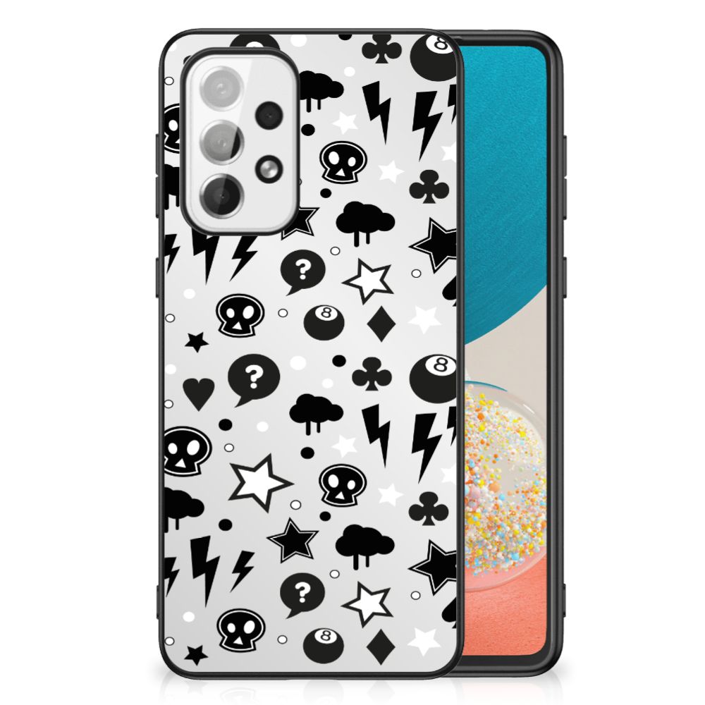 Telefoonhoesje Samsung Galaxy A73 Silver Punk B2C Telecom