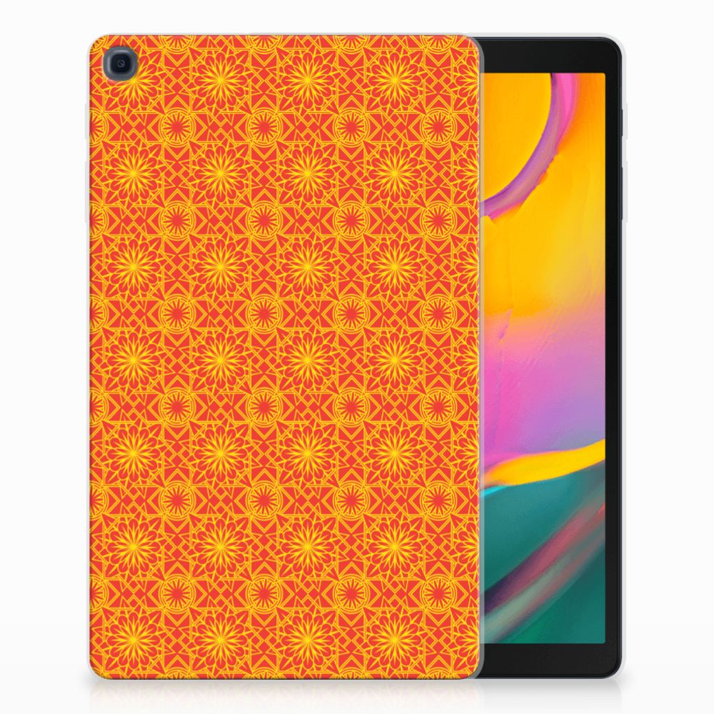 Samsung Galaxy Tab A 10.1 (2019) Hippe Hoes Batik Oranje