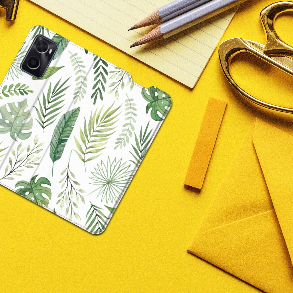 OPPO A96 | A76 Smart Cover Leaves - B2C Telecom