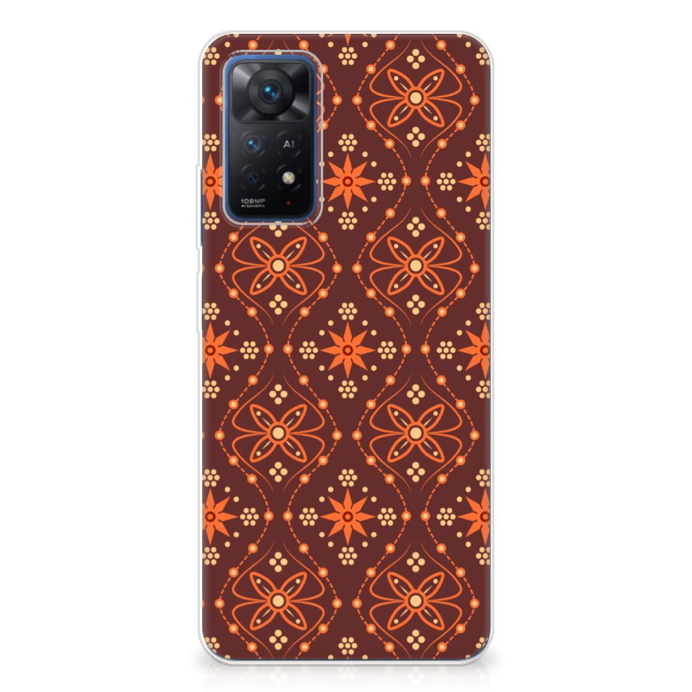 Xiaomi Redmi Note 11 Pro 5G TPU bumper Batik Brown