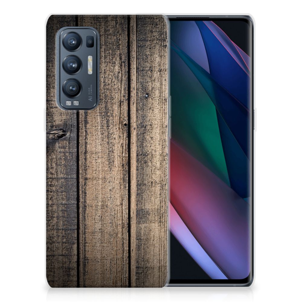 OPPO Find X3 Neo Bumper Hoesje Steigerhout B2C Telecom
