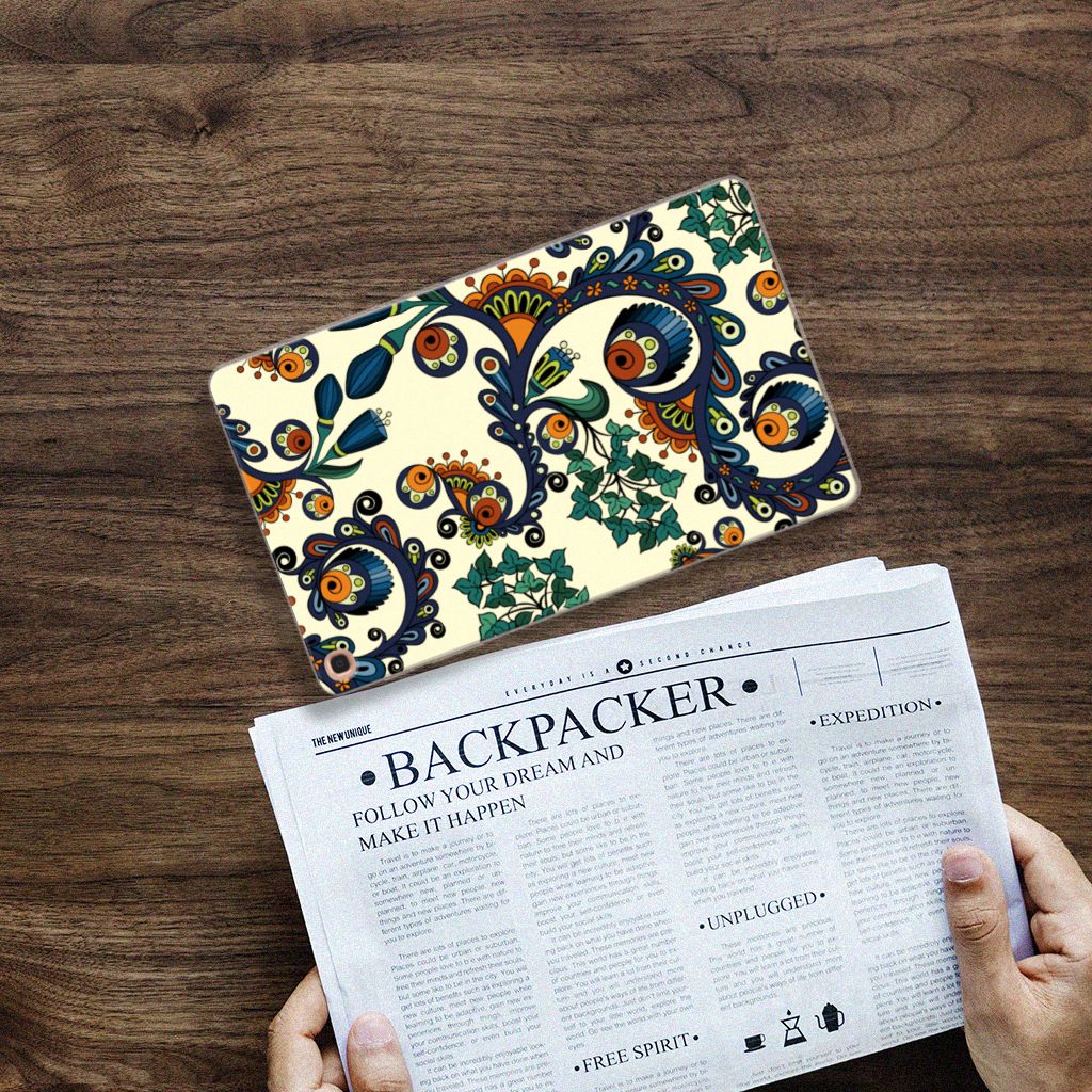 TPU Case Samsung Galaxy Tab A 10.1 (2019) Barok Flower