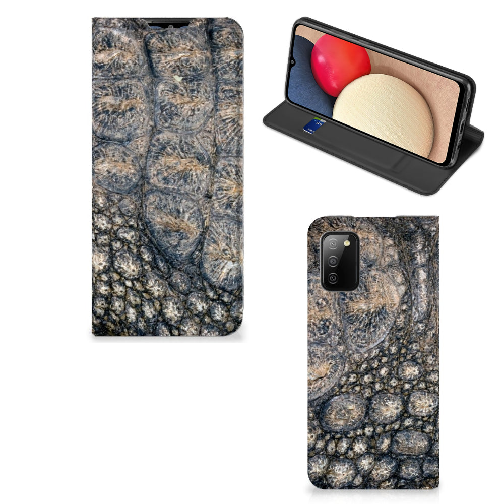 Samsung Galaxy M02s | A02s Hoesje maken Krokodillenprint