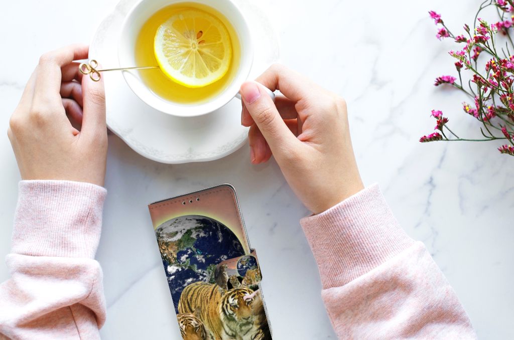 Xiaomi Redmi 7A Telefoonhoesje met Pasjes Roofdieren