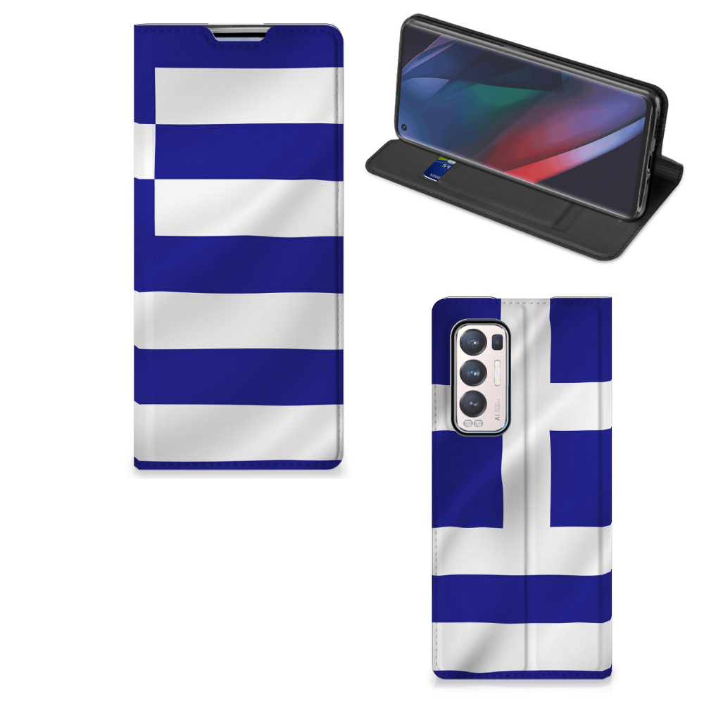 OPPO Find X3 Neo Standcase Griekenland - B2C Telecom