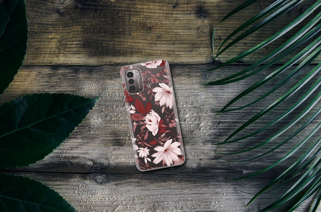 Hoesje maken Nokia G21 | G11 Watercolor Flowers B2C Telecom