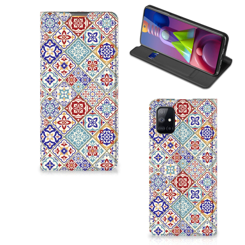 Samsung Galaxy M51 Standcase Tiles Color