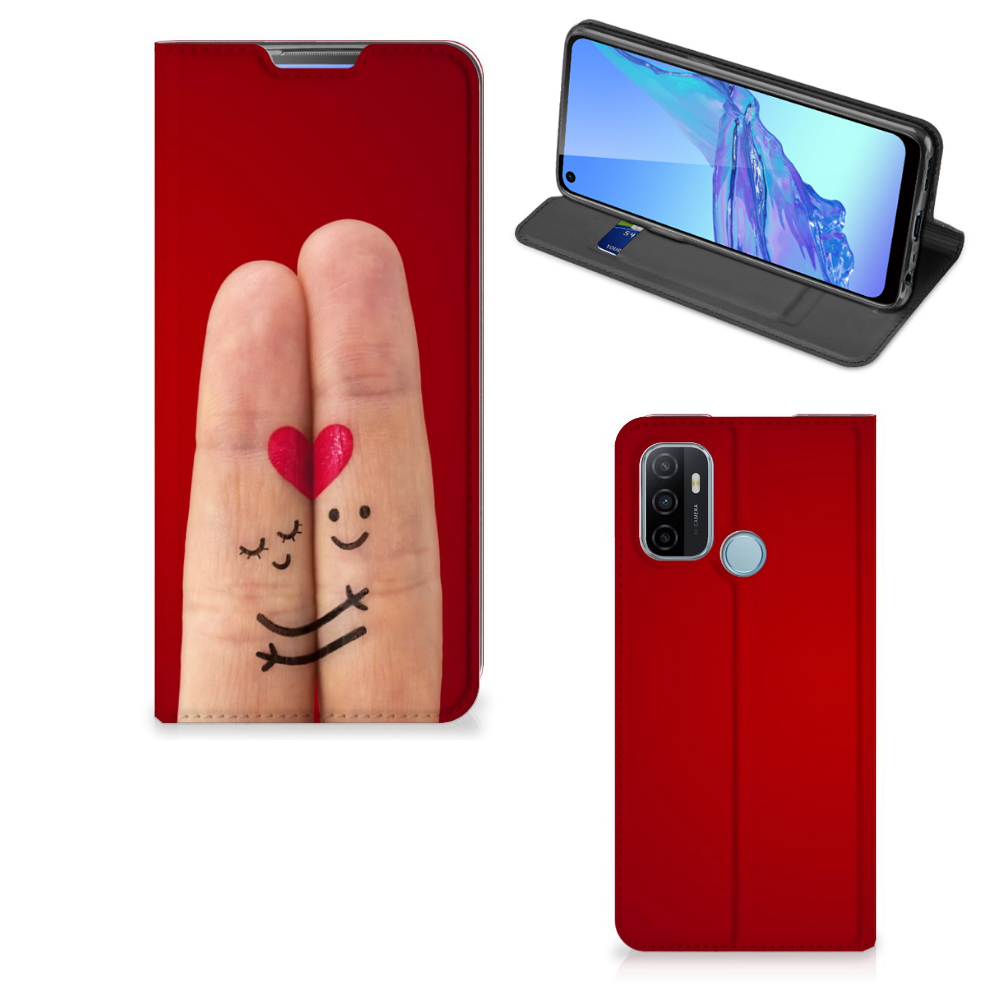 OPPO A53 | A53s Hippe Standcase Liefde - Origineel Romantisch Cadeau - B2C Telecom