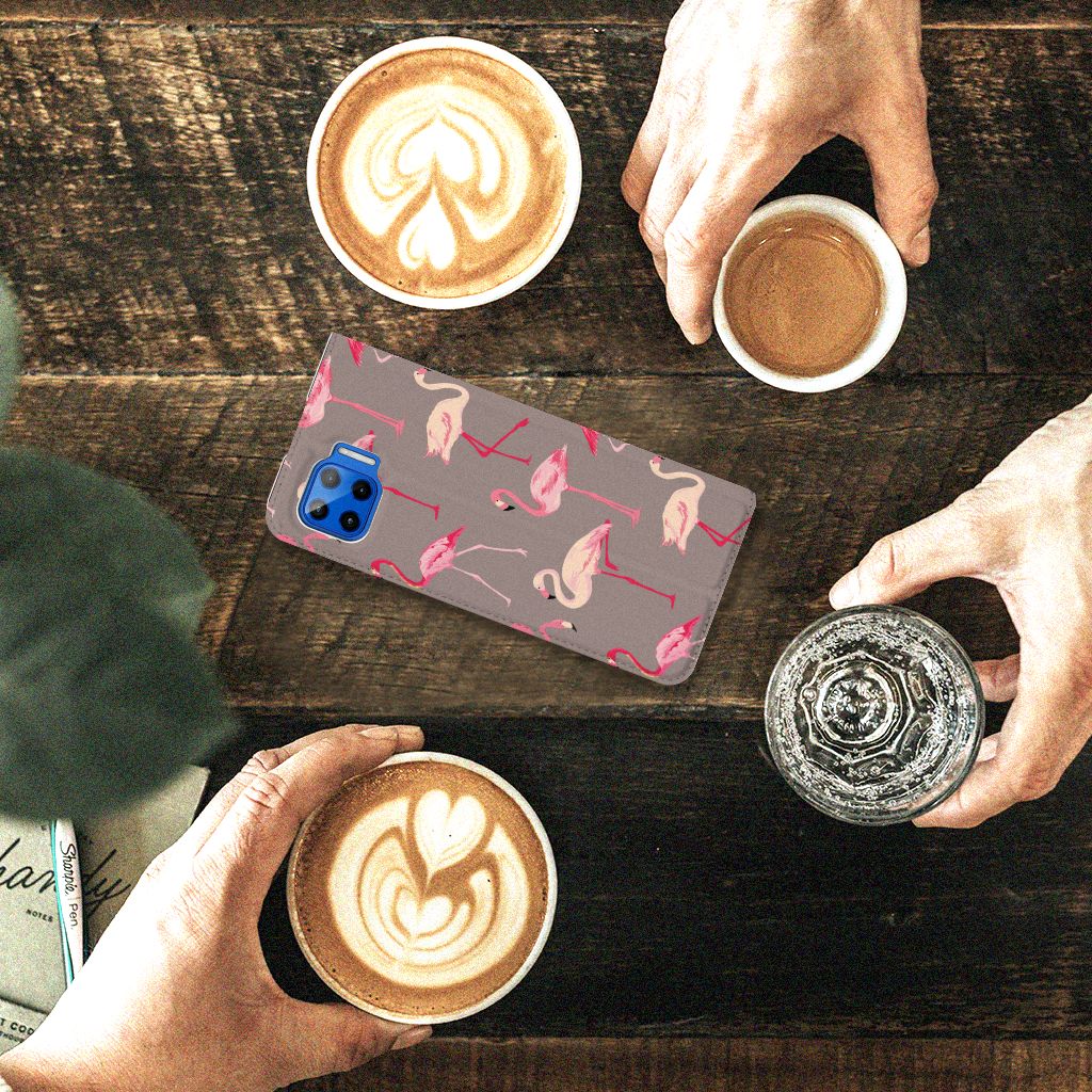 Motorola Moto G 5G Plus Hoesje maken Flamingo - B2C Telecom