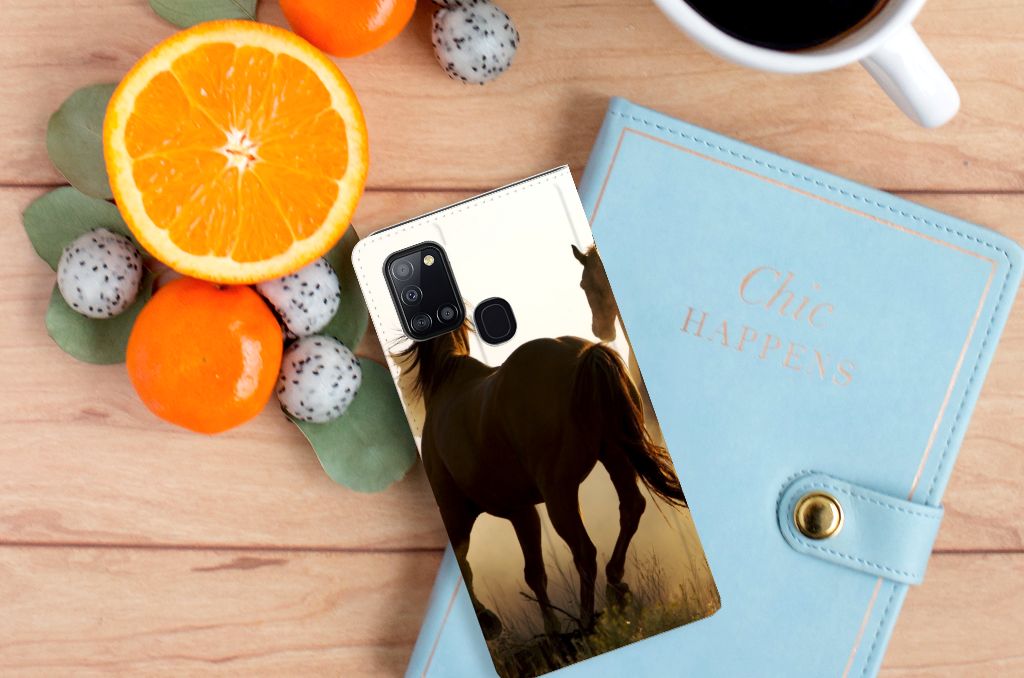 Samsung Galaxy A21s Hoesje maken Design Cowboy - B2C Telecom