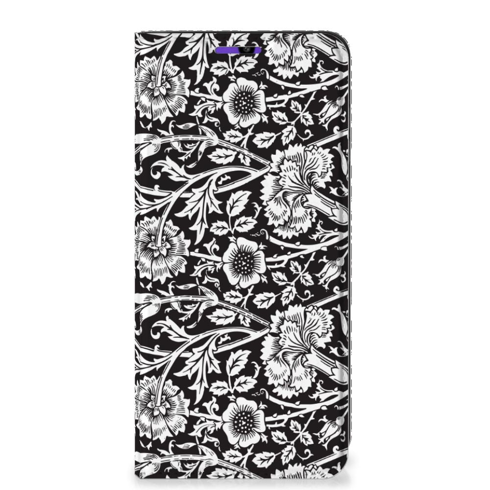 Samsung Galaxy A22 4G | M22 Smart Cover Black Flowers - B2C Telecom