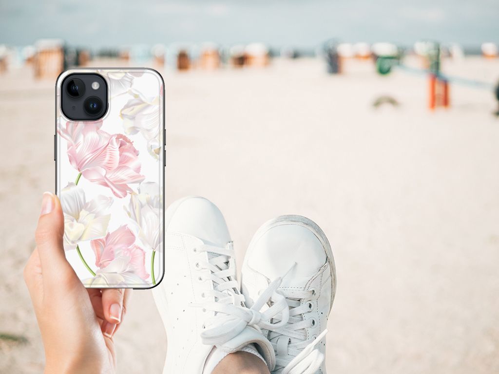 iPhone 15 Plus Bloemen Hoesje Lovely Flowers B2C Telecom